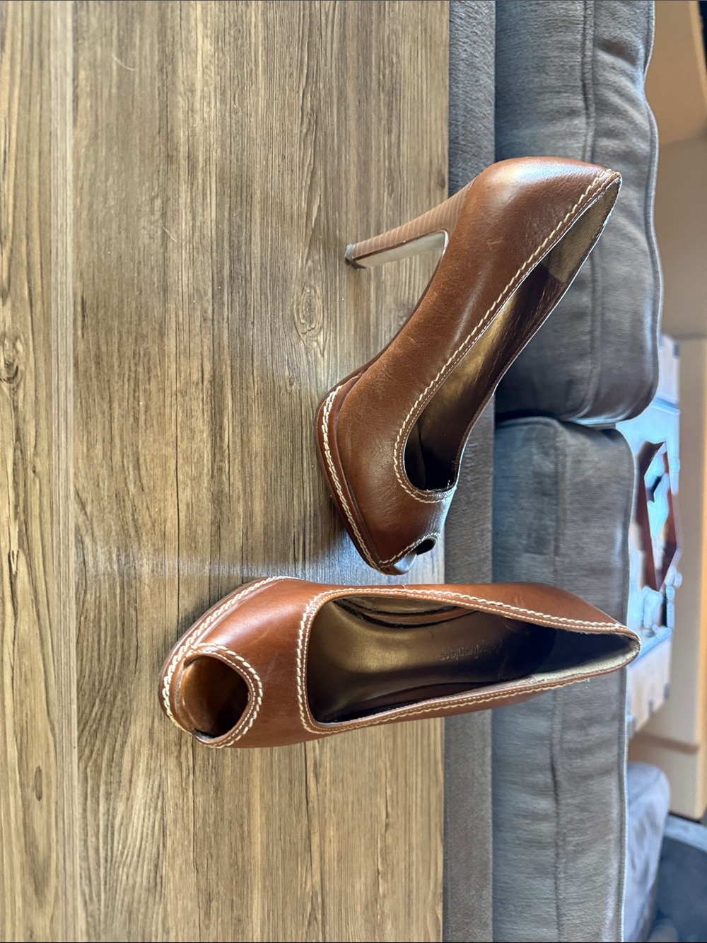 Vintage Daisy Fuentes Peep-Toe Heels